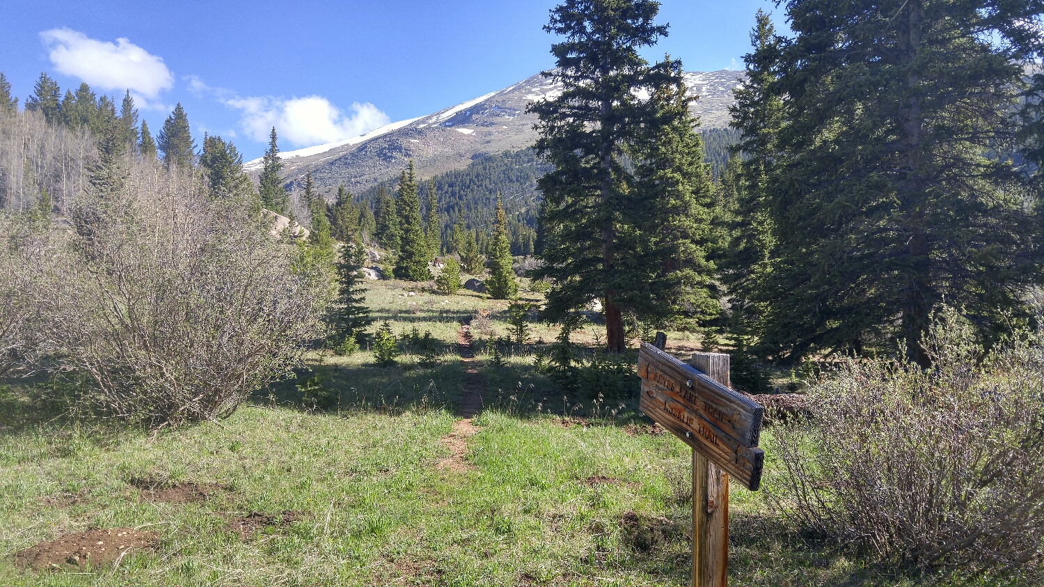 Intersection with the Rosalie trail