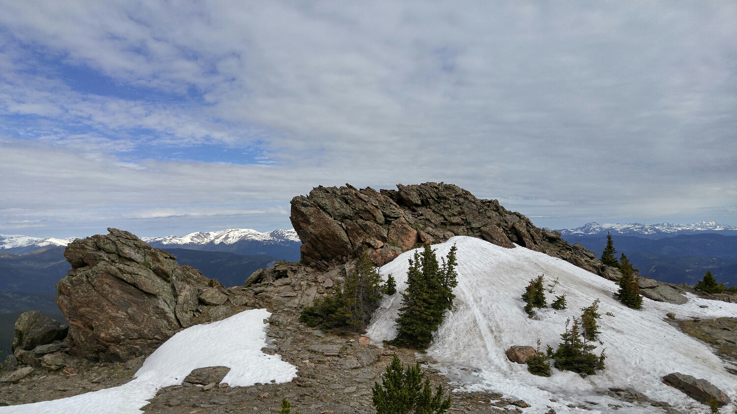 the summit of Chief Mountain