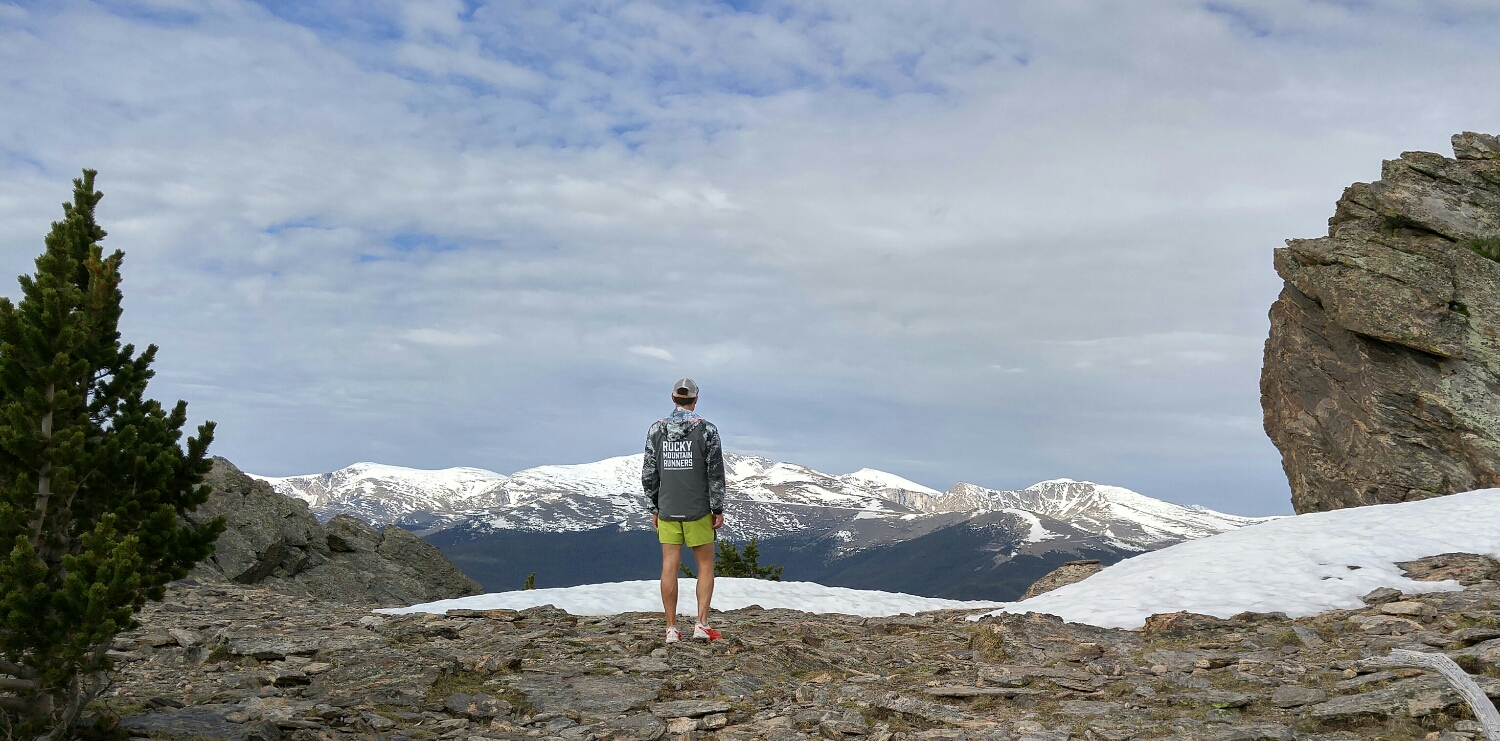 Standing at the summit of Chief Mountain